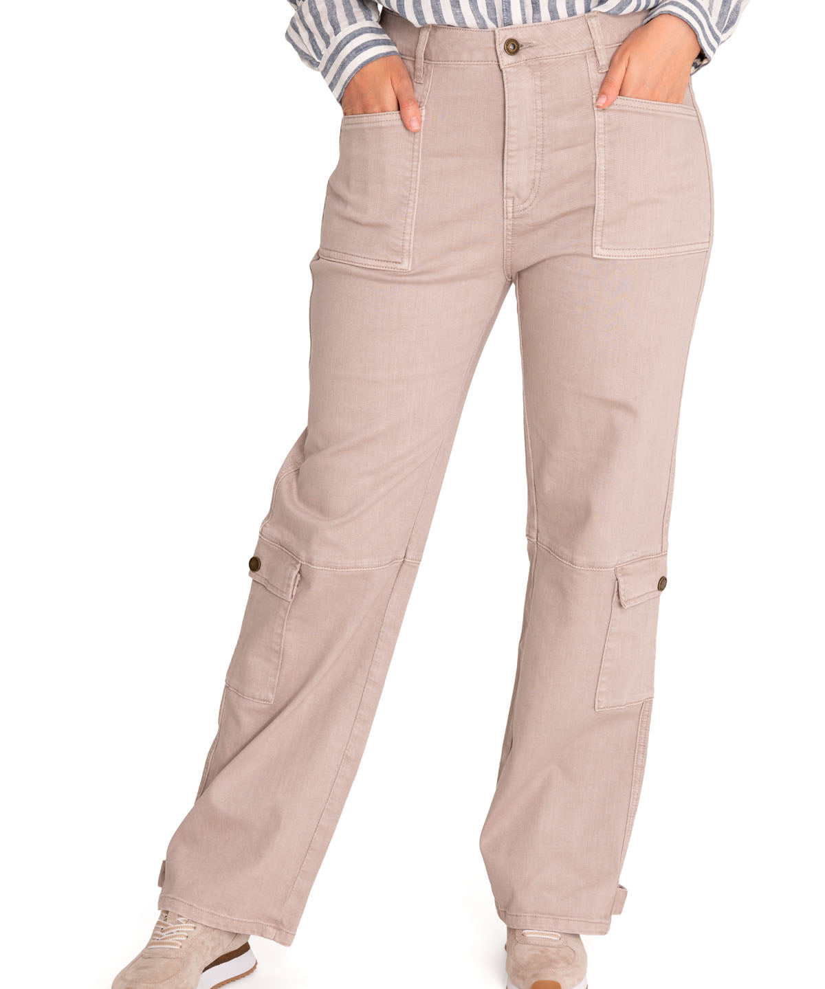 Pantalón Algodón Orgánico Mujer Noa Beige/Crudo Rockford