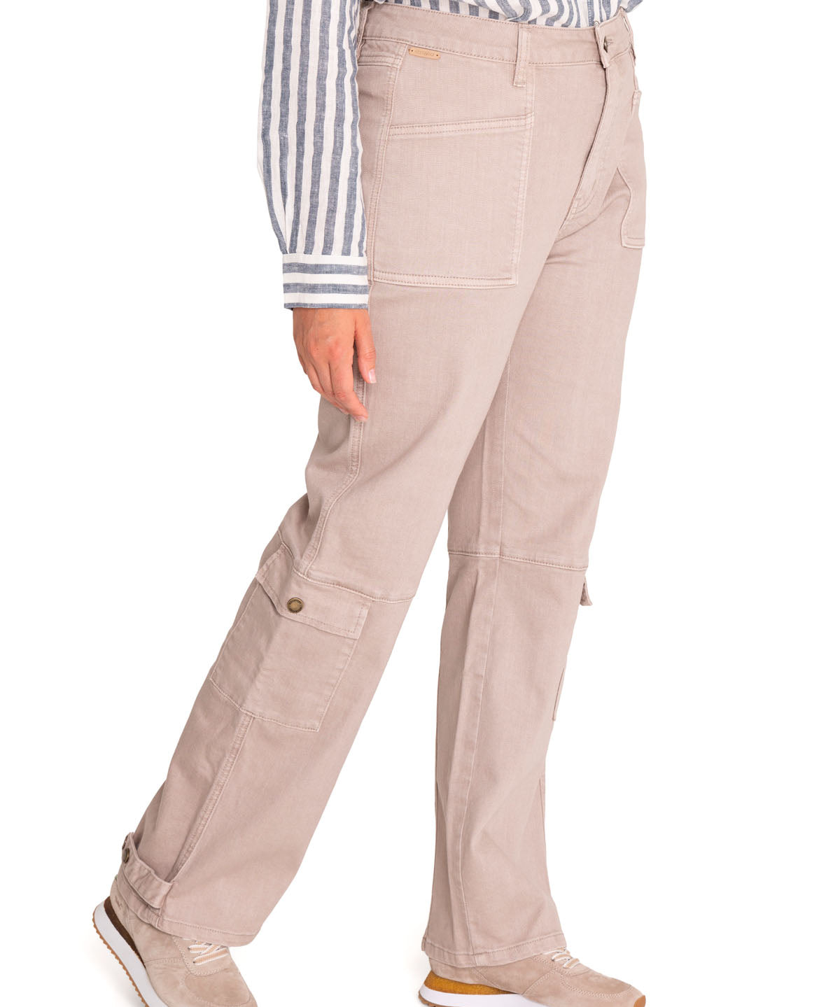 Pantalón Algodón Orgánico Mujer Noa Beige/Crudo Rockford