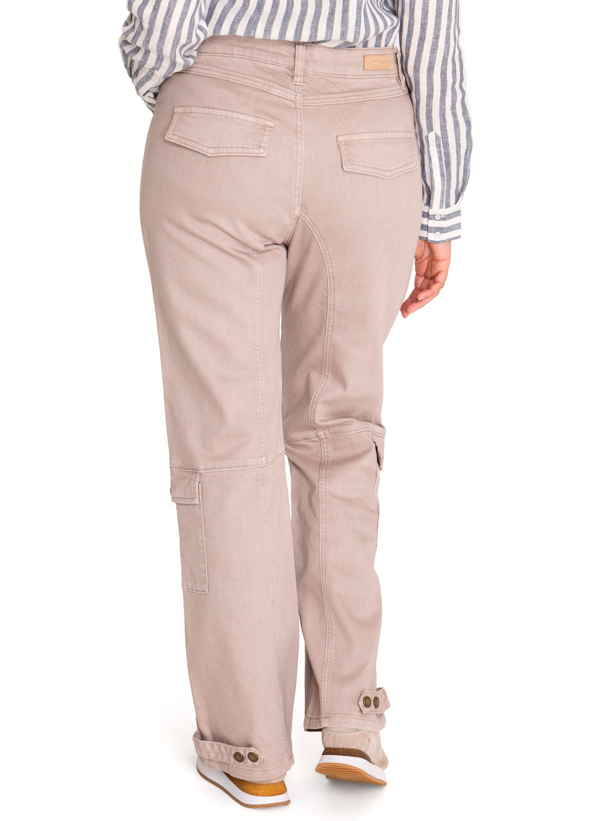 Pantalón Algodón Orgánico Mujer Noa Beige/Crudo Rockford