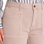 Pantalón Algodón Orgánico Mujer Noa Beige/Crudo Rockford