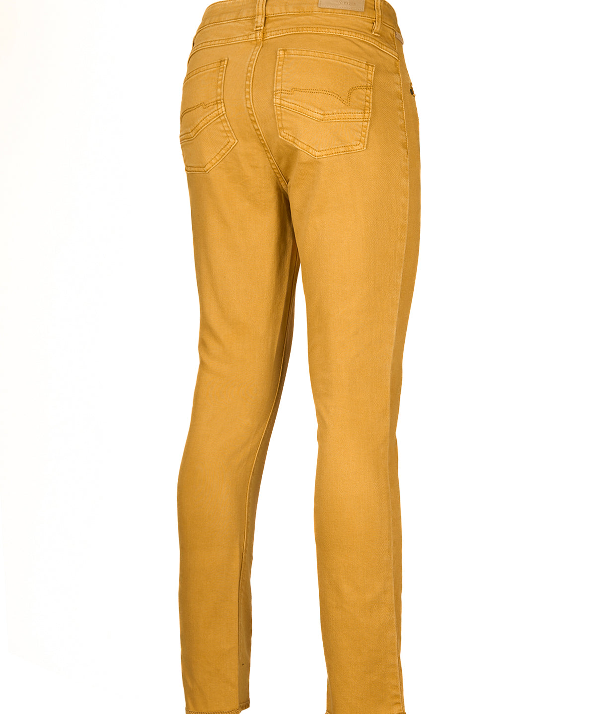 Pantalón Algodón Orgánico Mujer Leman Amarillo Rockford