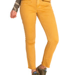 Pantalón Algodón Orgánico Mujer Leman Amarillo Rockford