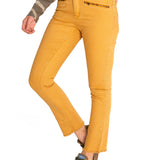Pantalón Algodón Orgánico Mujer Leman Amarillo Rockford