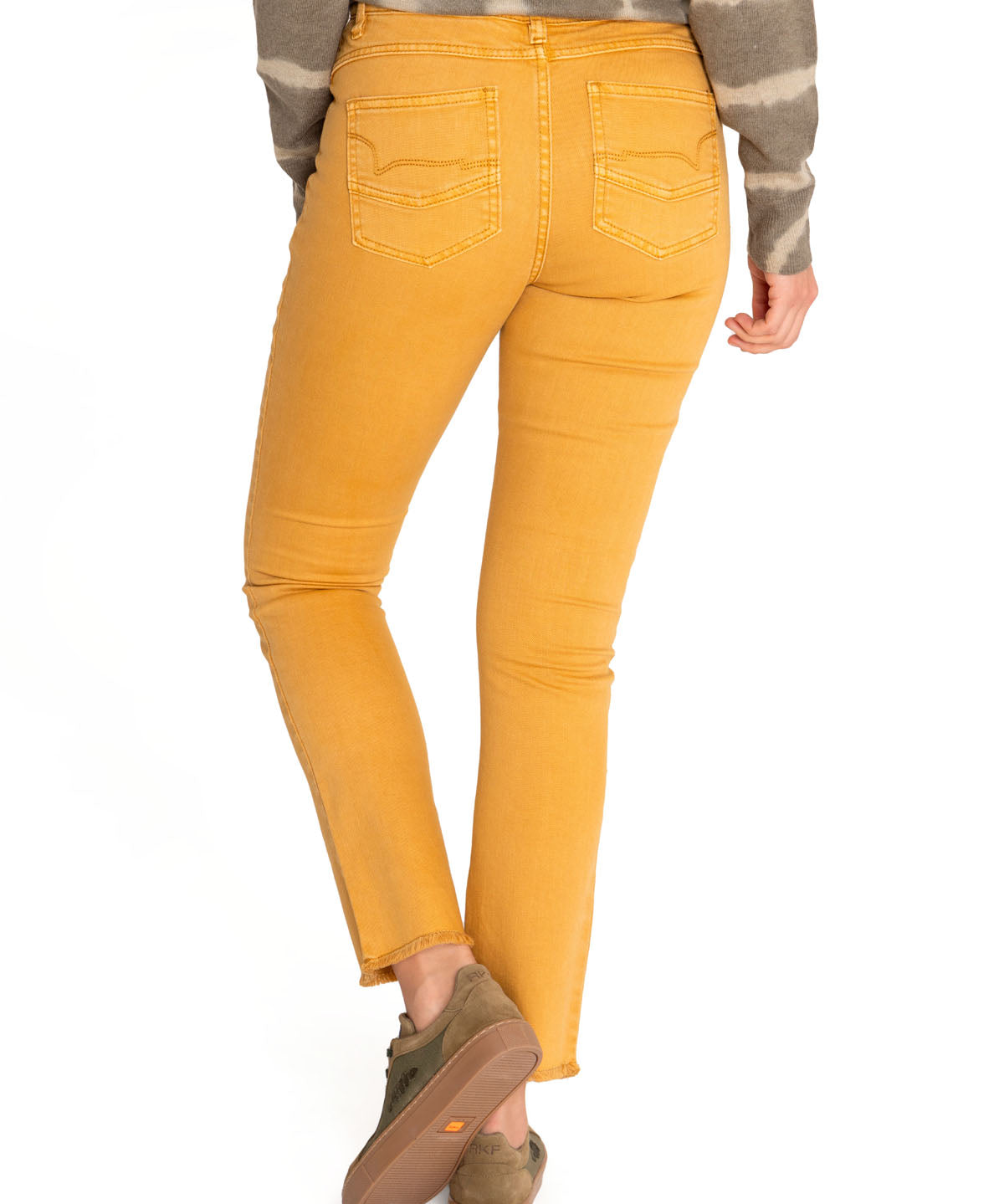 Pantalón Algodón Orgánico Mujer Leman Amarillo Rockford