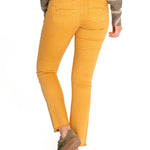 Pantalón Algodón Orgánico Mujer Leman Amarillo Rockford