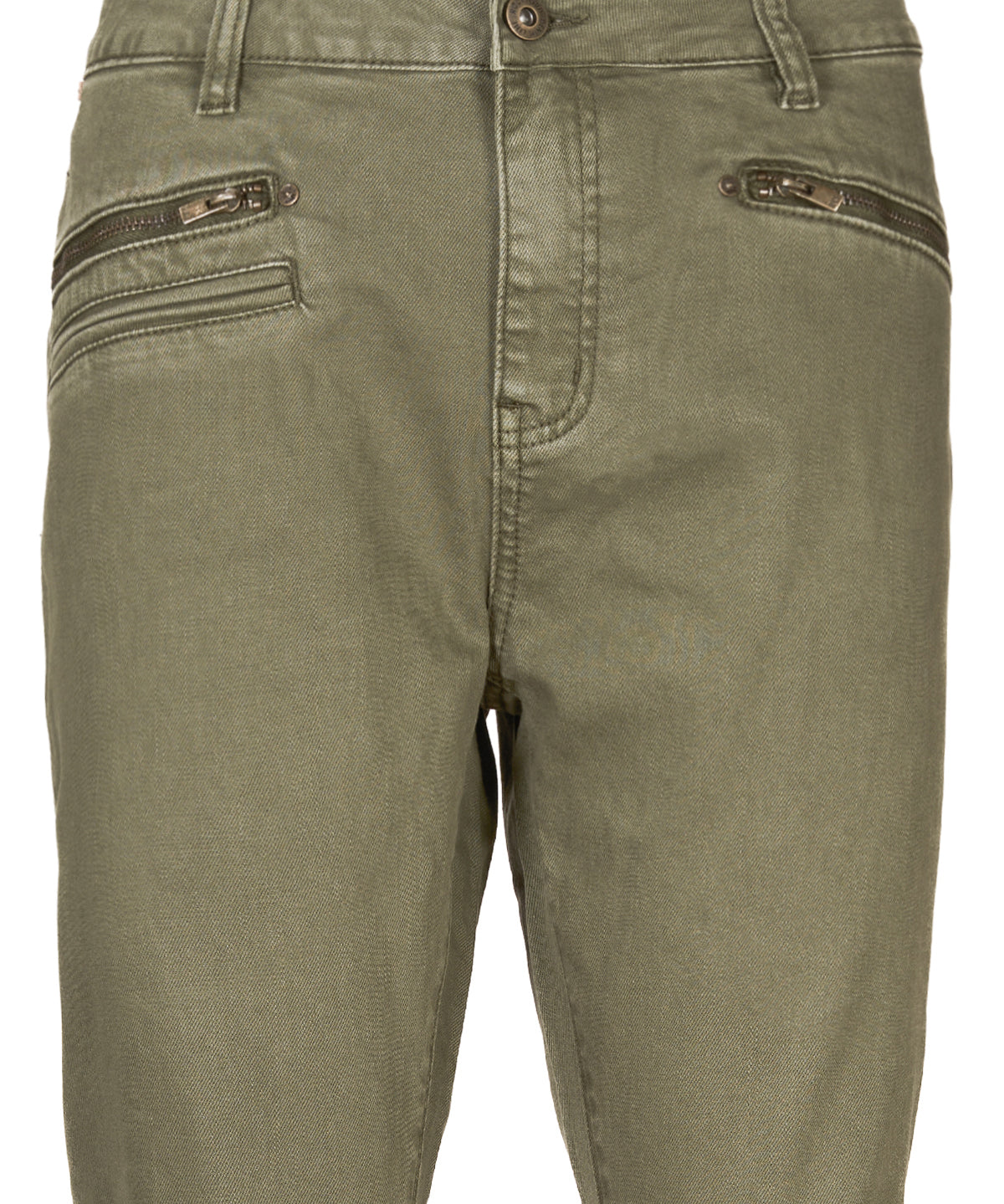 Pantalón Algodón Orgánico Mujer Leman Verde Rockford