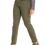 Pantalón Algodón Orgánico Mujer Leman Verde Rockford
