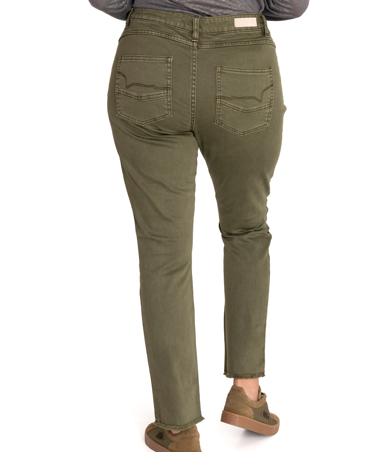 Pantalón Algodón Orgánico Mujer Leman Verde Rockford