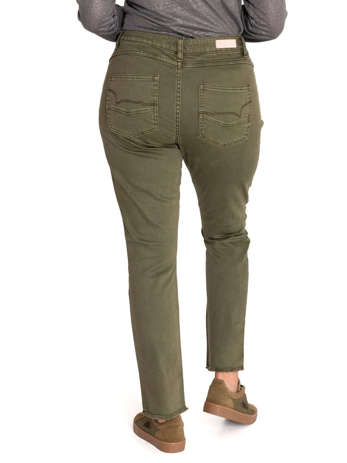 Pantalón Algodón Orgánico Mujer Leman Verde Rockford