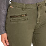 Pantalón Algodón Orgánico Mujer Leman Verde Rockford