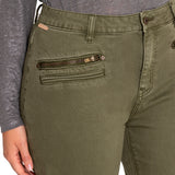 Pantalón Algodón Orgánico Mujer Leman Verde Rockford