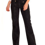 Jeans Algodón Orgánico Mujer Menta Gris Rockford