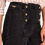 Jeans Algodón Orgánico Mujer Menta Gris Rockford