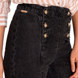 Jeans Algodón Orgánico Mujer Menta Gris Rockford