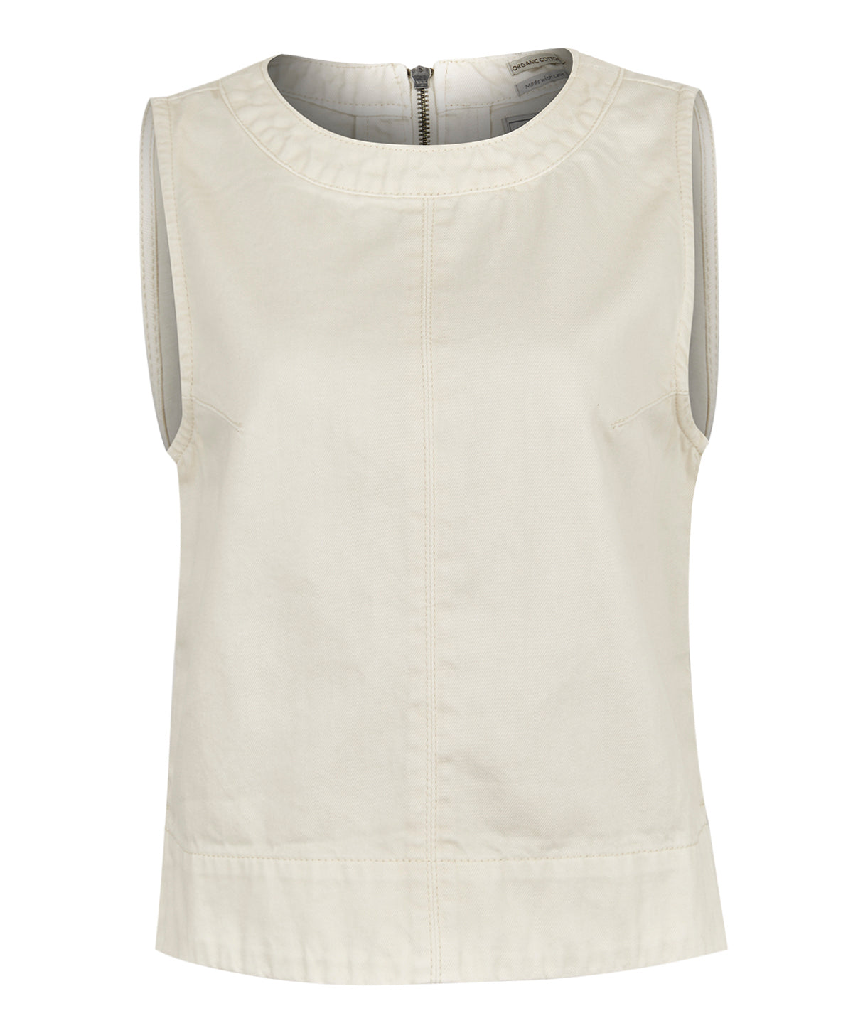 Blusa Algodón Orgánico Mujer Lee Crema Rockford