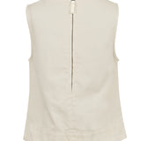 Blusa Algodón Orgánico Mujer Lee Crema Rockford