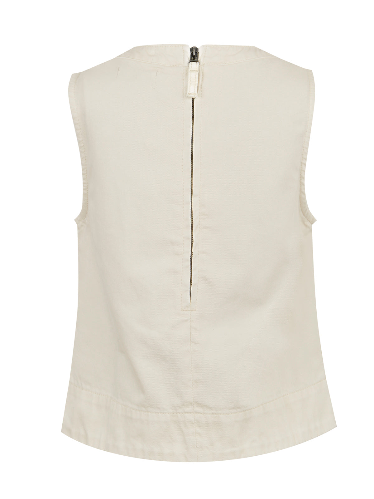Blusa Algodón Orgánico Mujer Lee Crema Rockford