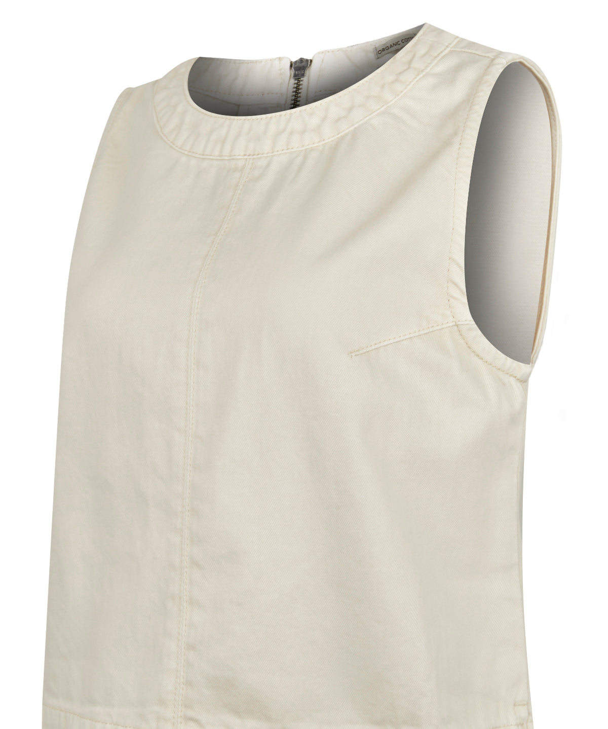 Blusa Algodón Orgánico Mujer Lee Crema Rockford