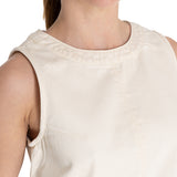 Blusa Algodón Orgánico Mujer Lee Crema Rockford