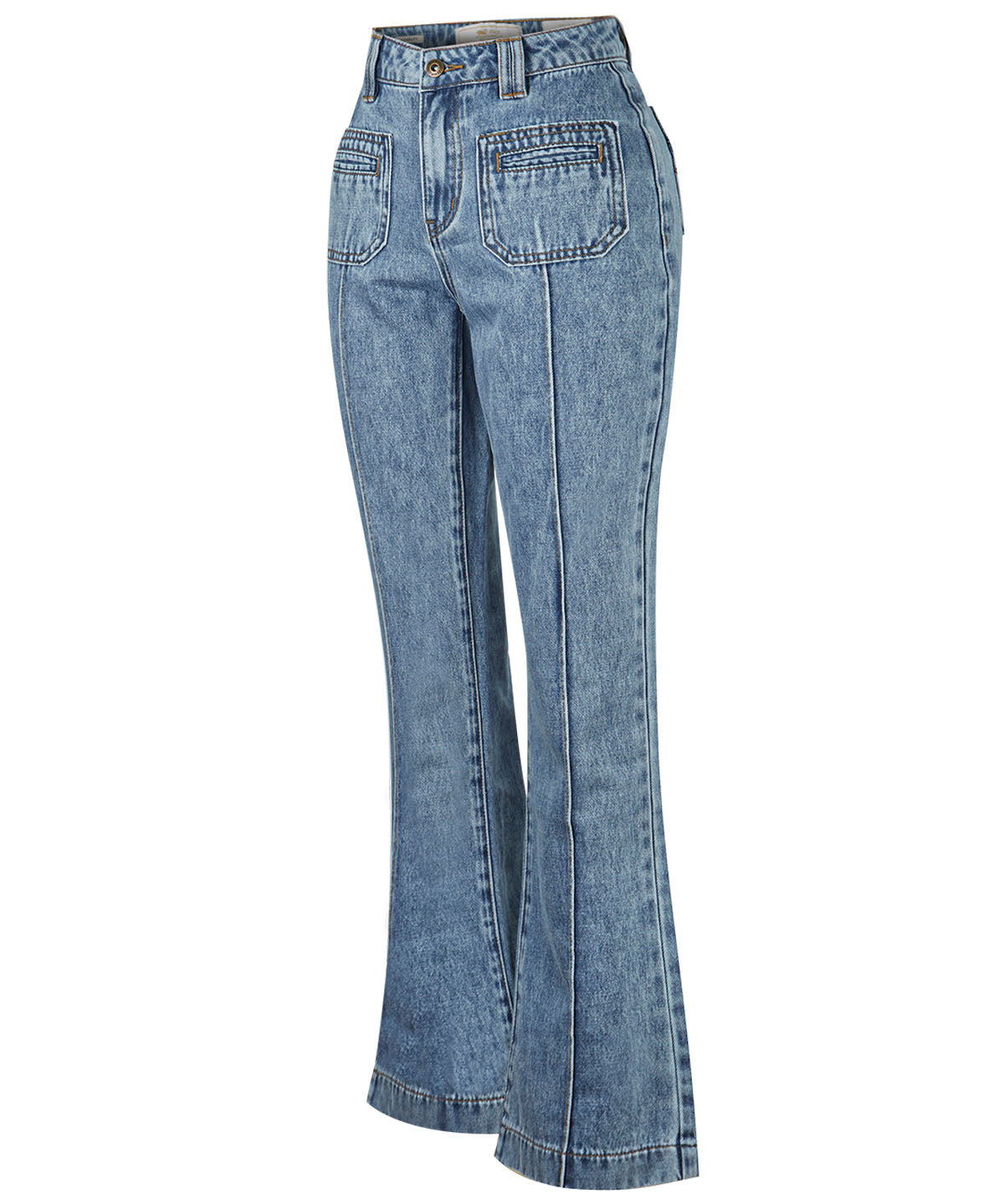 Jeans Algodón Orgánico Mujer Thau Azul Rockford