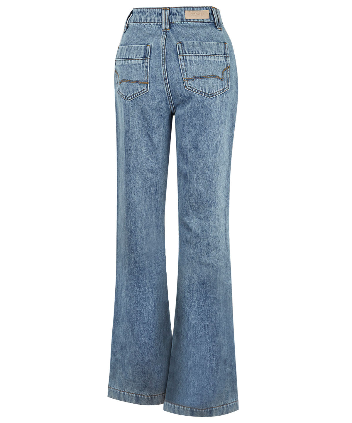 Jeans Algodón Orgánico Mujer Thau Azul Rockford