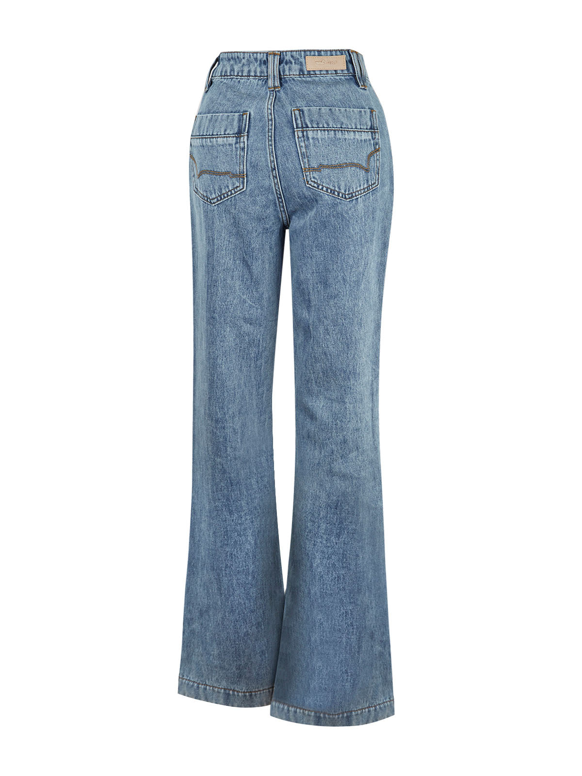 Jeans Algodón Orgánico Mujer Thau Azul Rockford