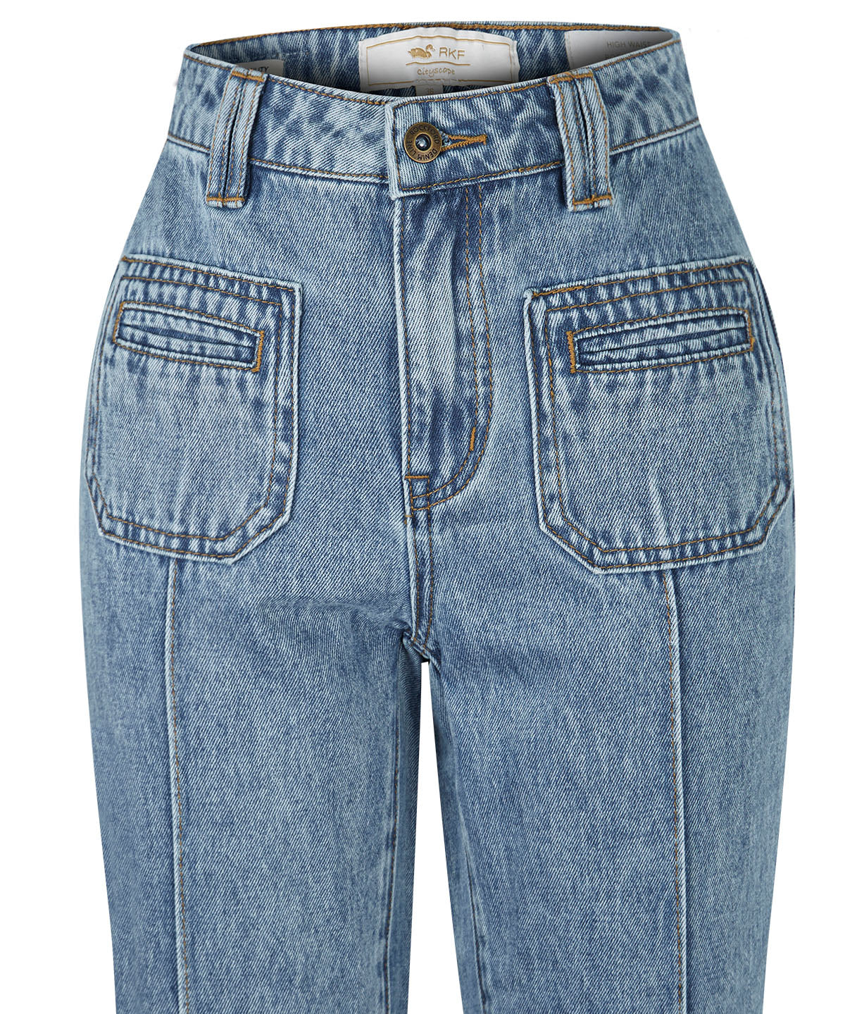 Jeans Algodón Orgánico Mujer Thau Azul Rockford