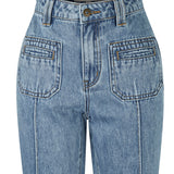 Jeans Algodón Orgánico Mujer Thau Azul Rockford
