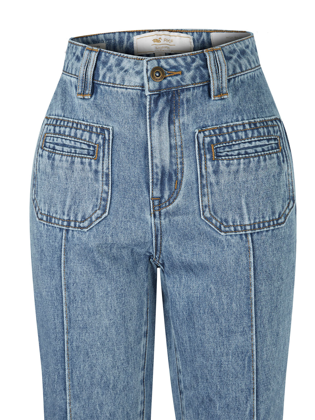 Jeans Algodón Orgánico Mujer Thau Azul Rockford