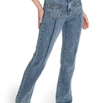 Jeans Algodón Orgánico Mujer Thau Azul Rockford