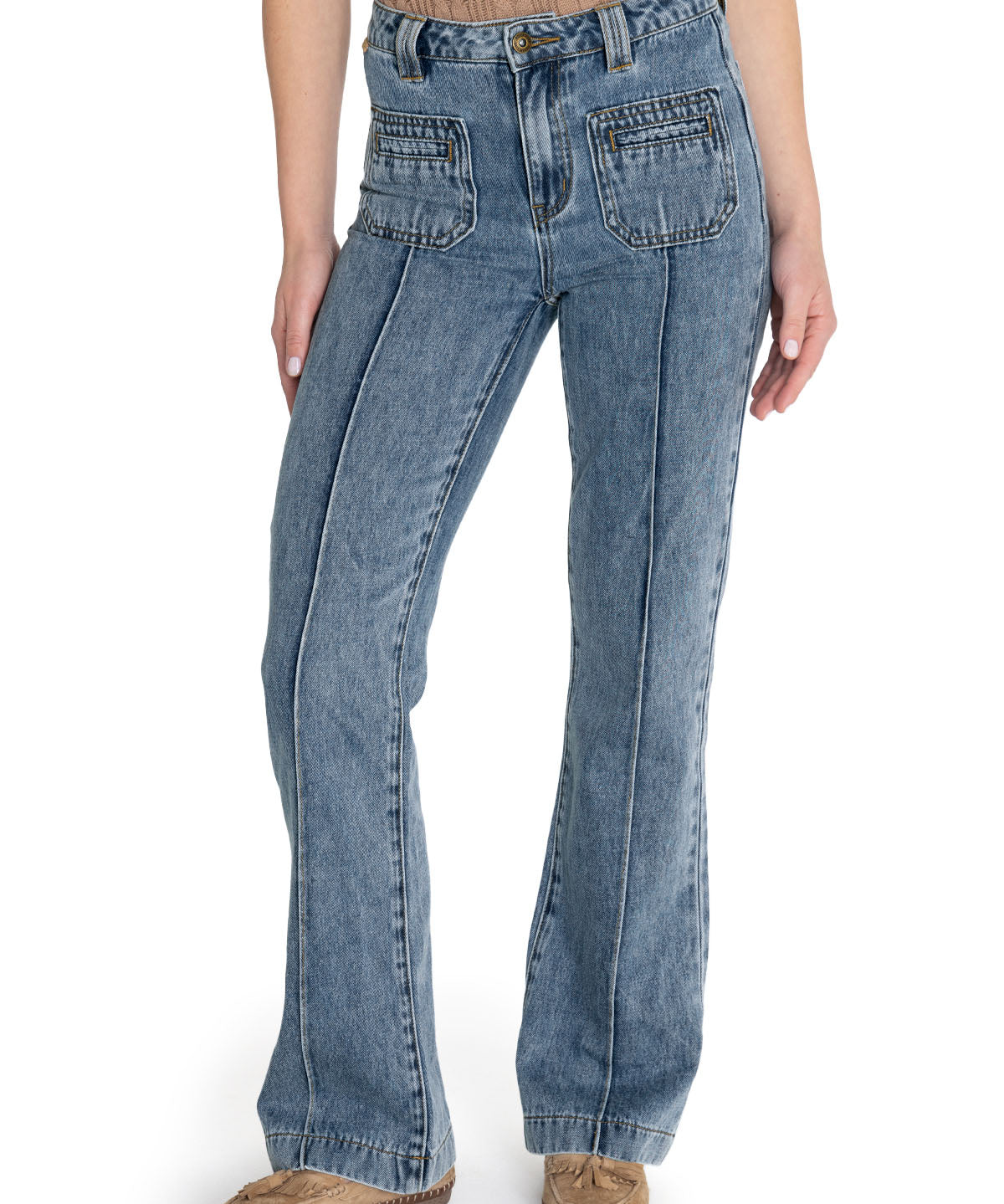 Jeans Algodón Orgánico Mujer Thau Azul Rockford