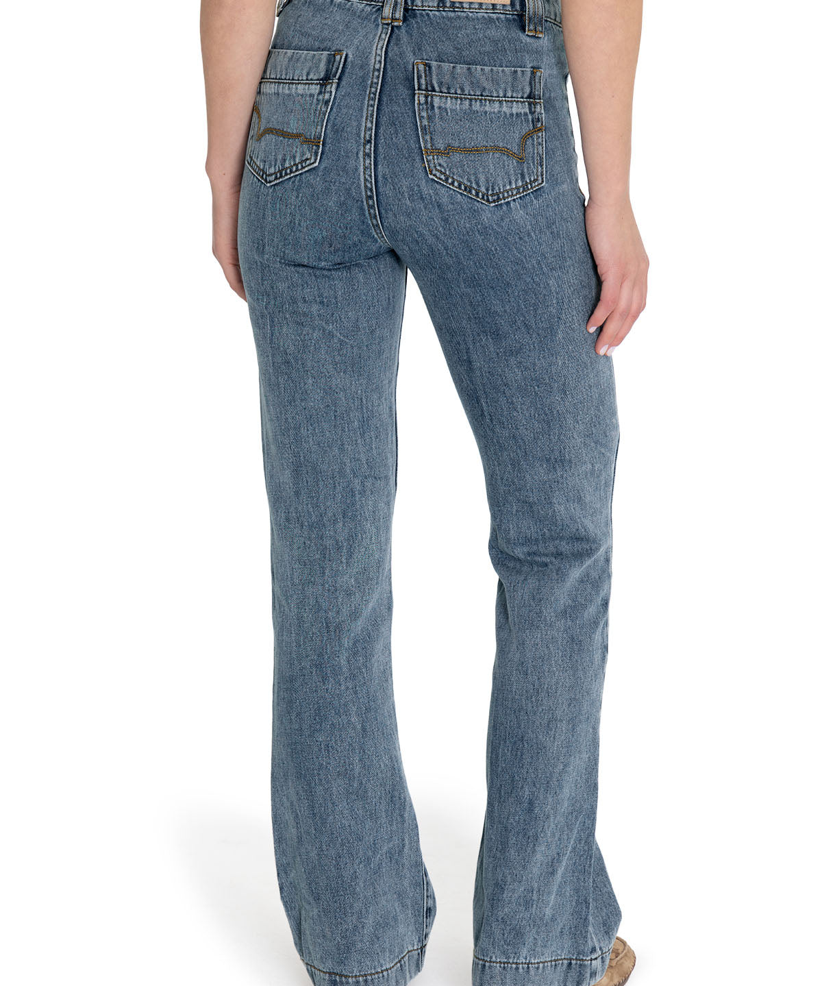 Jeans Algodón Orgánico Mujer Thau Azul Rockford