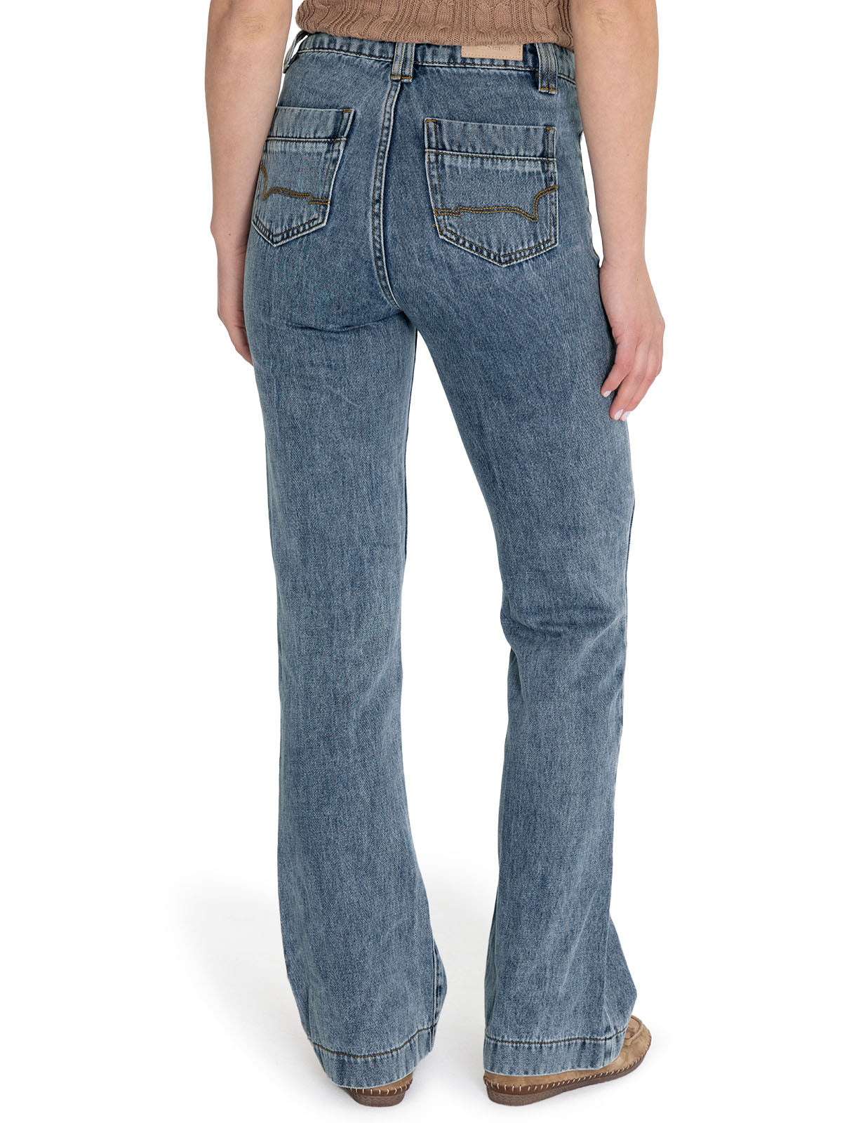 Jeans Algodón Orgánico Mujer Thau Azul Rockford
