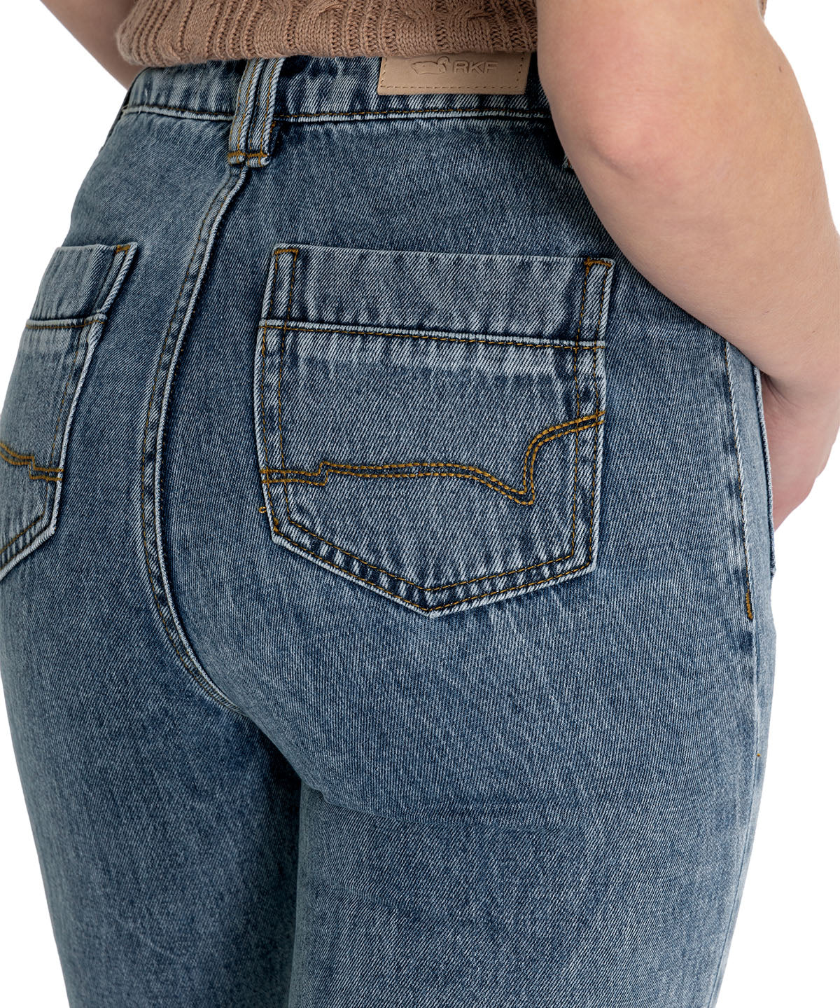Jeans Algodón Orgánico Mujer Thau Azul Rockford