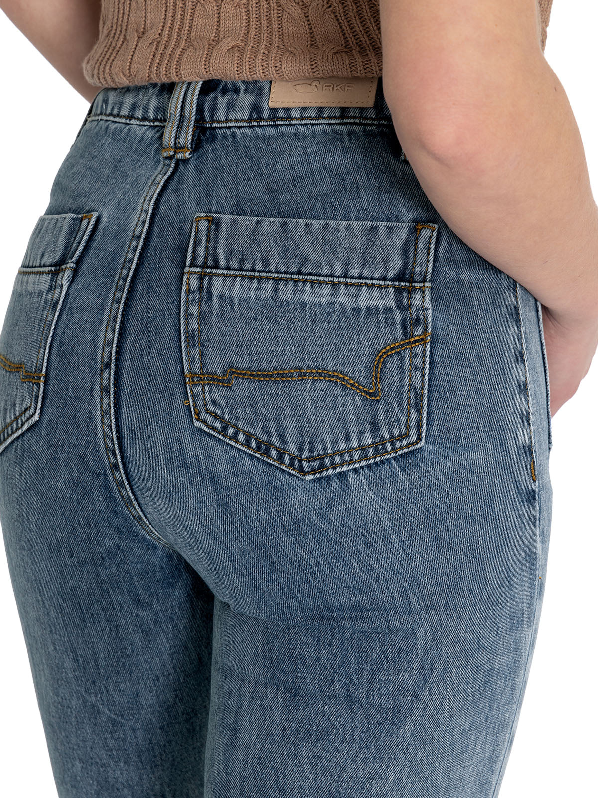 Jeans Algodón Orgánico Mujer Thau Azul Rockford