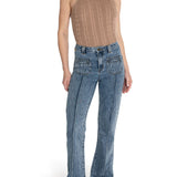 Jeans Algodón Orgánico Mujer Thau Azul Rockford