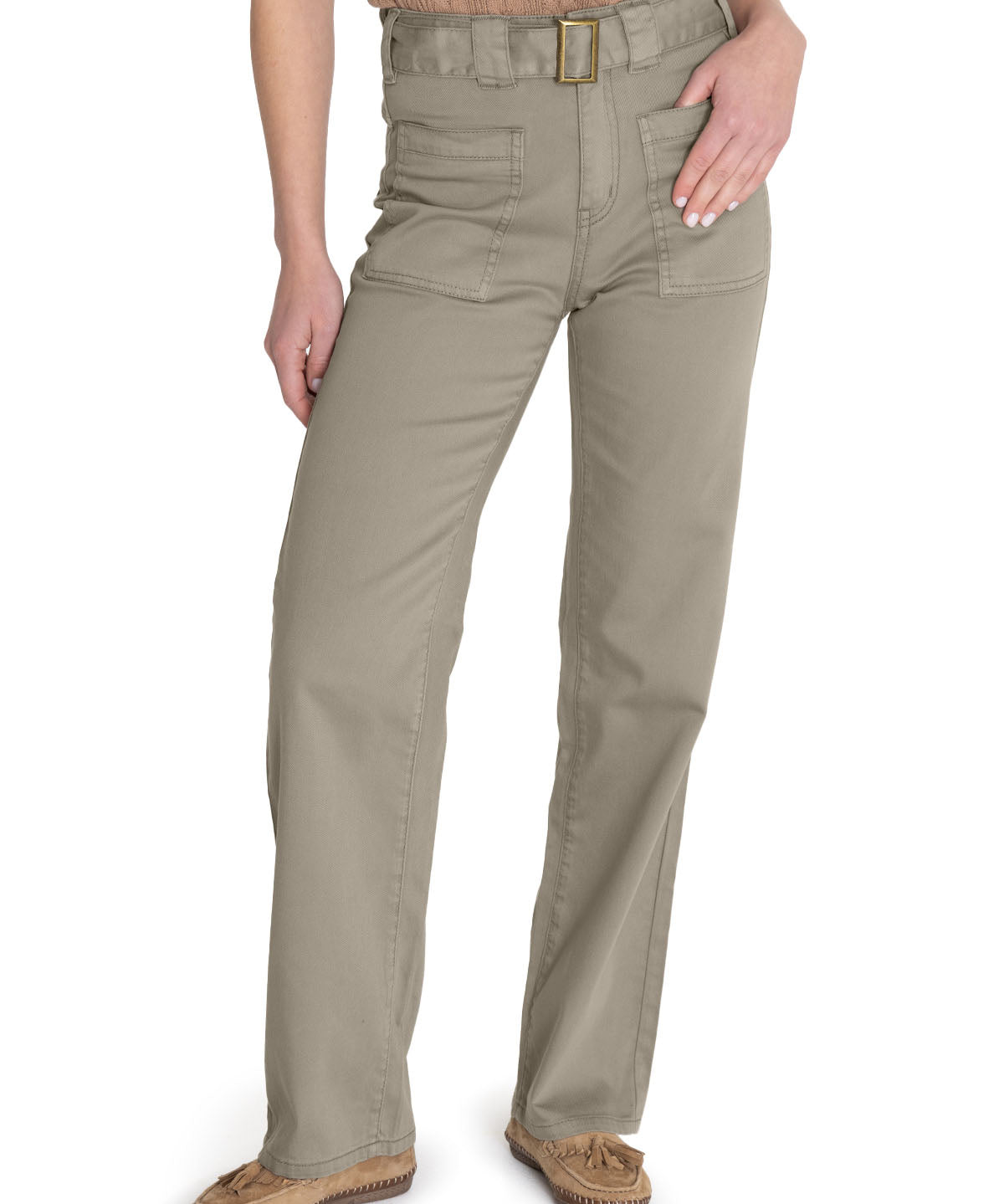 Jeans Algodón Orgánico Mujer Remao Verde Rockford