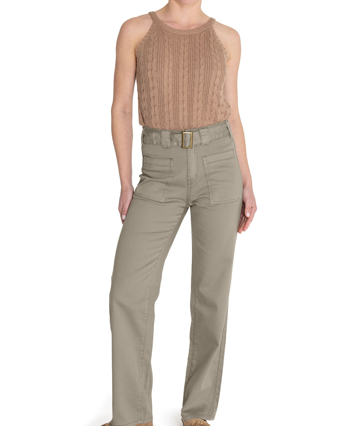 Jeans Algodón Orgánico Mujer Remao Verde Rockford