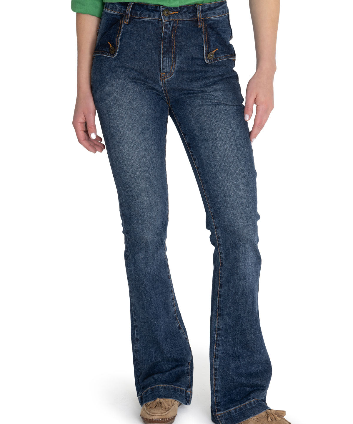 Jeans Algodón Orgánico Mujer Brick Azul Rockford