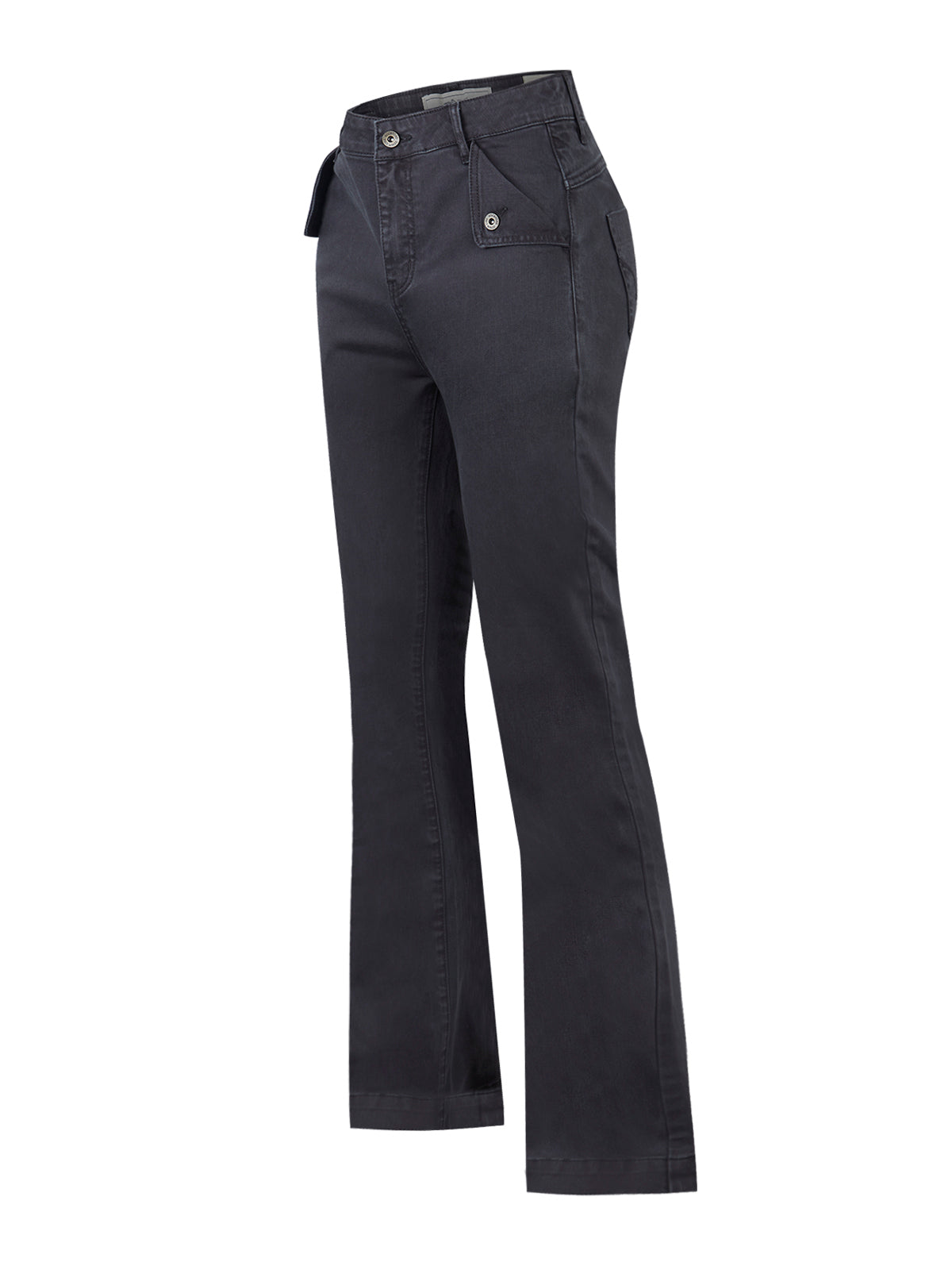 Jeans Algodón Orgánico Mujer Brick Gris Oscuro Rockford
