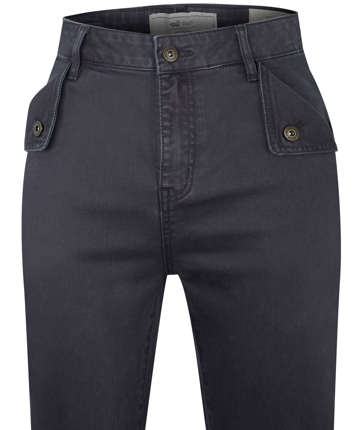 Jeans Algodón Orgánico Mujer Brick Gris Oscuro Rockford