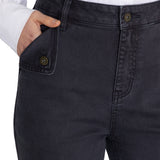Jeans Algodón Orgánico Mujer Brick Gris Oscuro Rockford