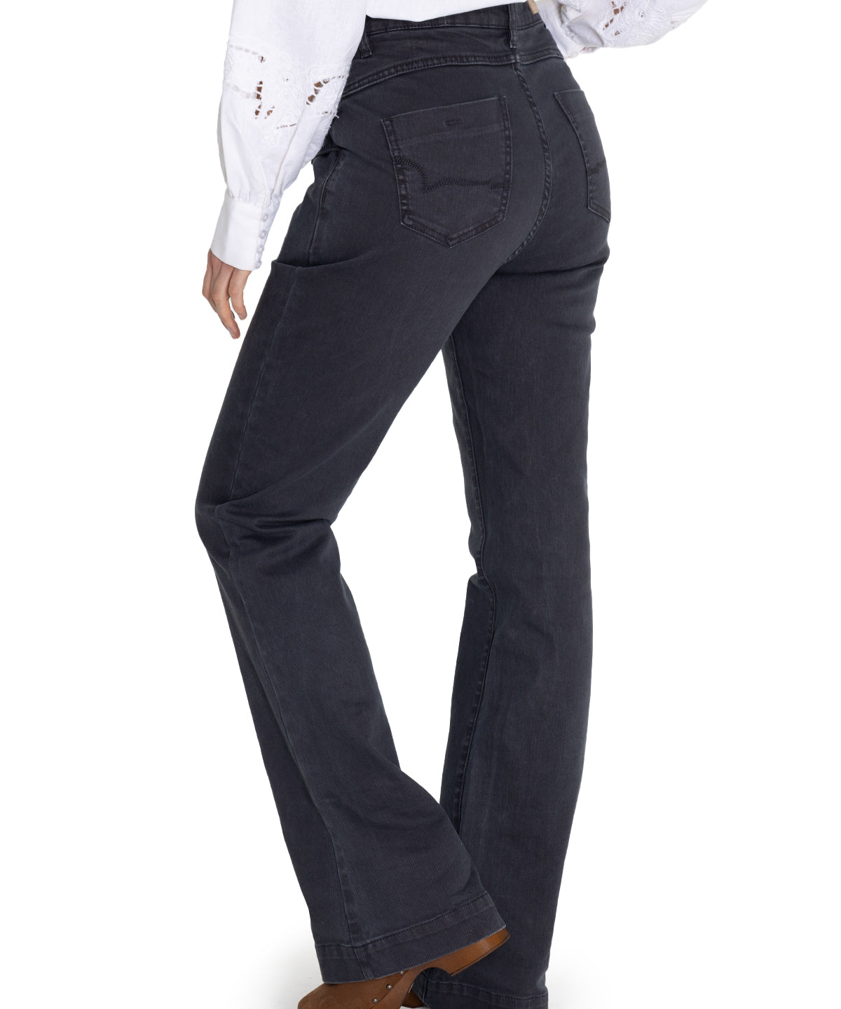 Jeans Algodón Orgánico Mujer Brick Gris Oscuro Rockford
