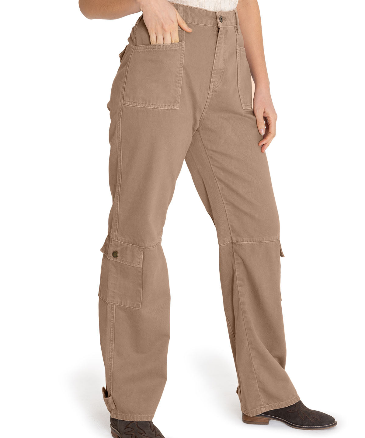 Jeans Algodón Orgánico Mujer Noa Café Rockford