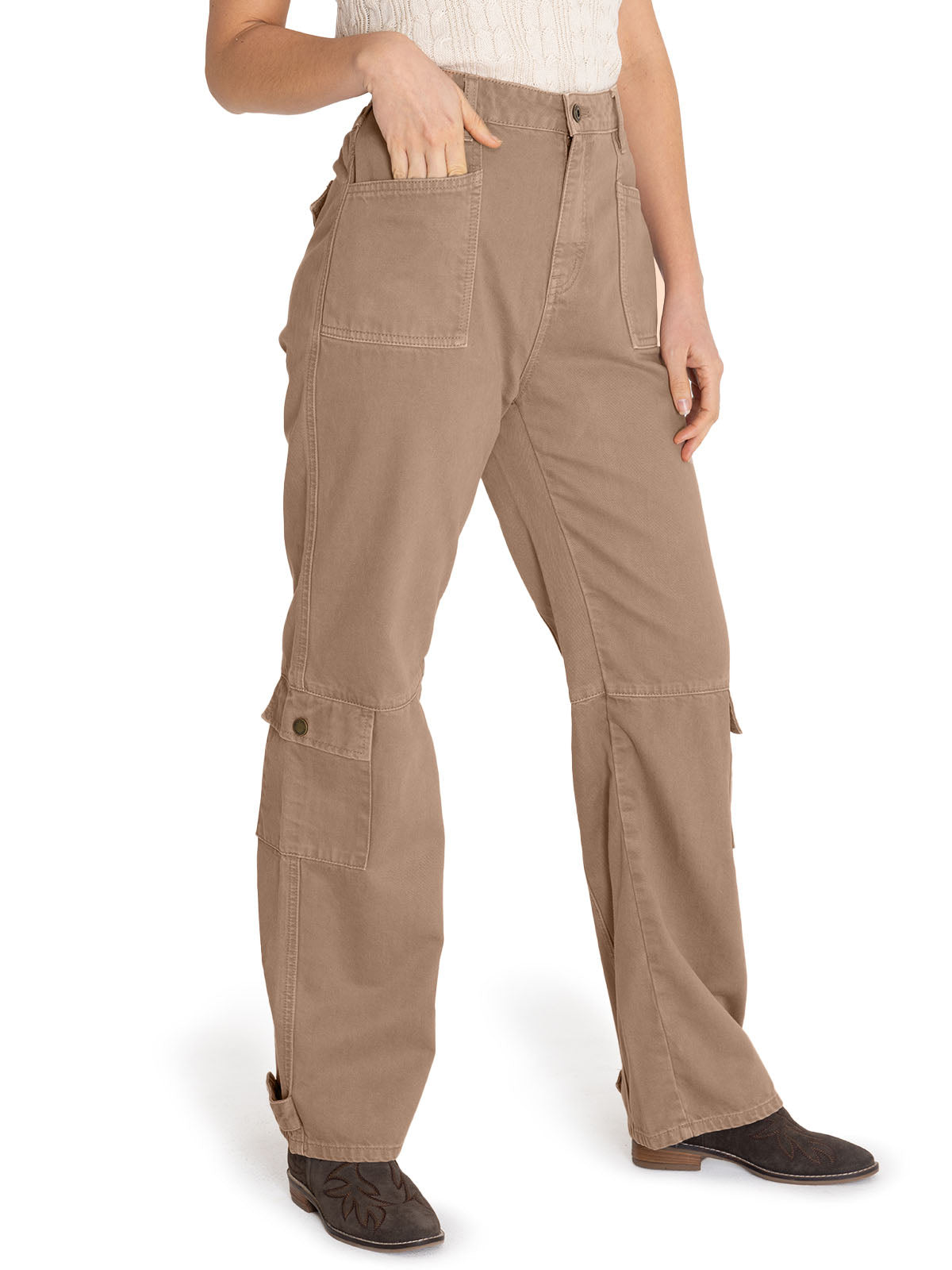 Jeans Algodón Orgánico Mujer Noa Café Rockford