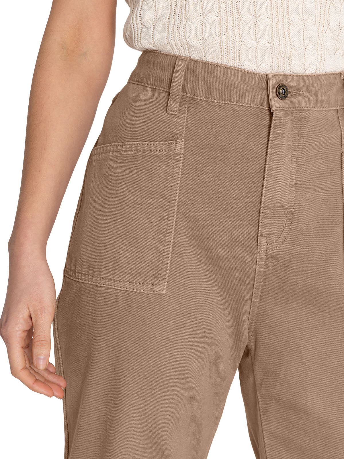 Jeans Algodón Orgánico Mujer Noa Café Rockford