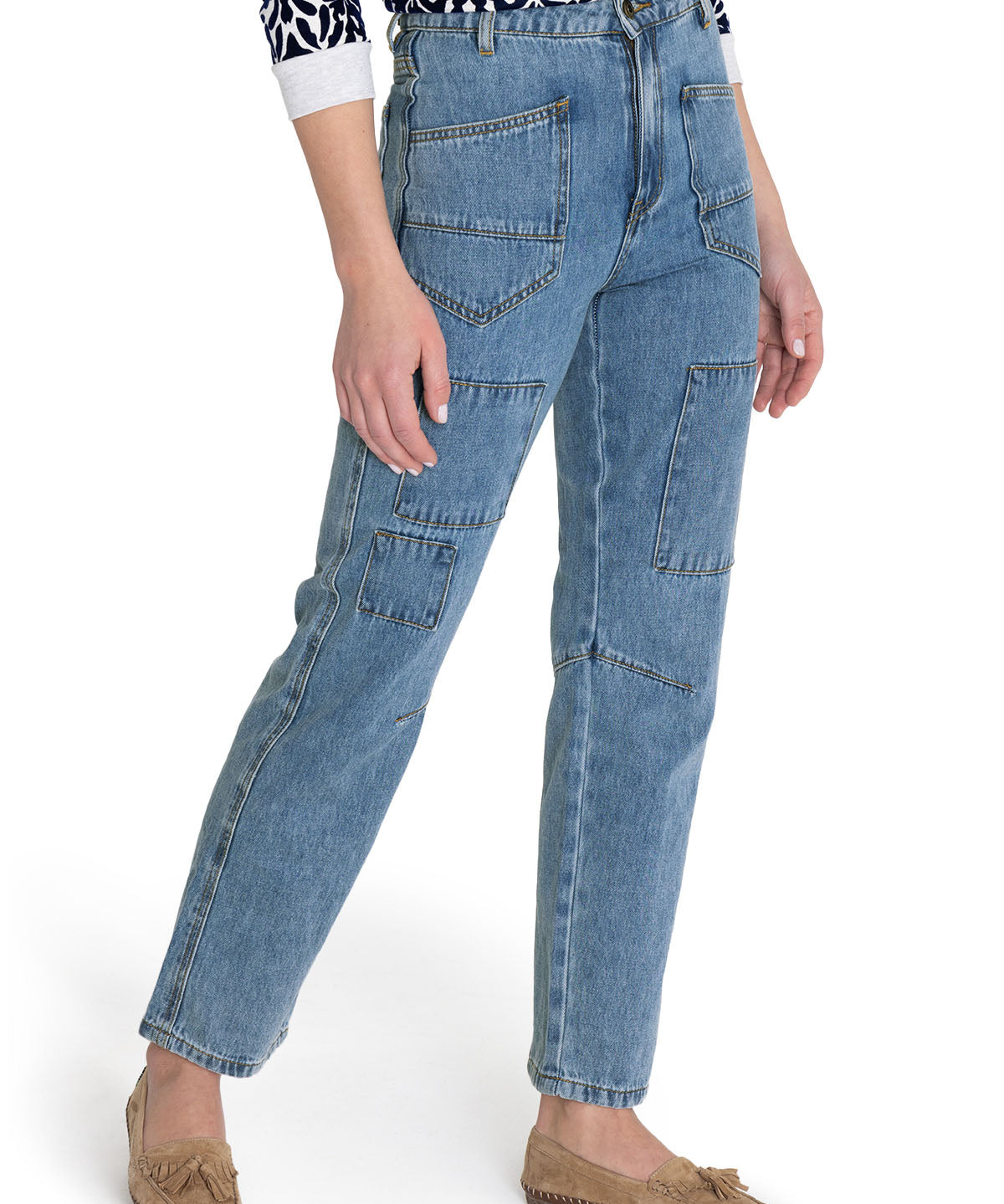 Jeans Algodón Orgánico Mujer Garda Azul Rockford
