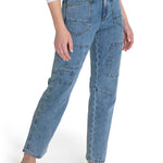 Jeans Algodón Orgánico Mujer Garda Azul Rockford