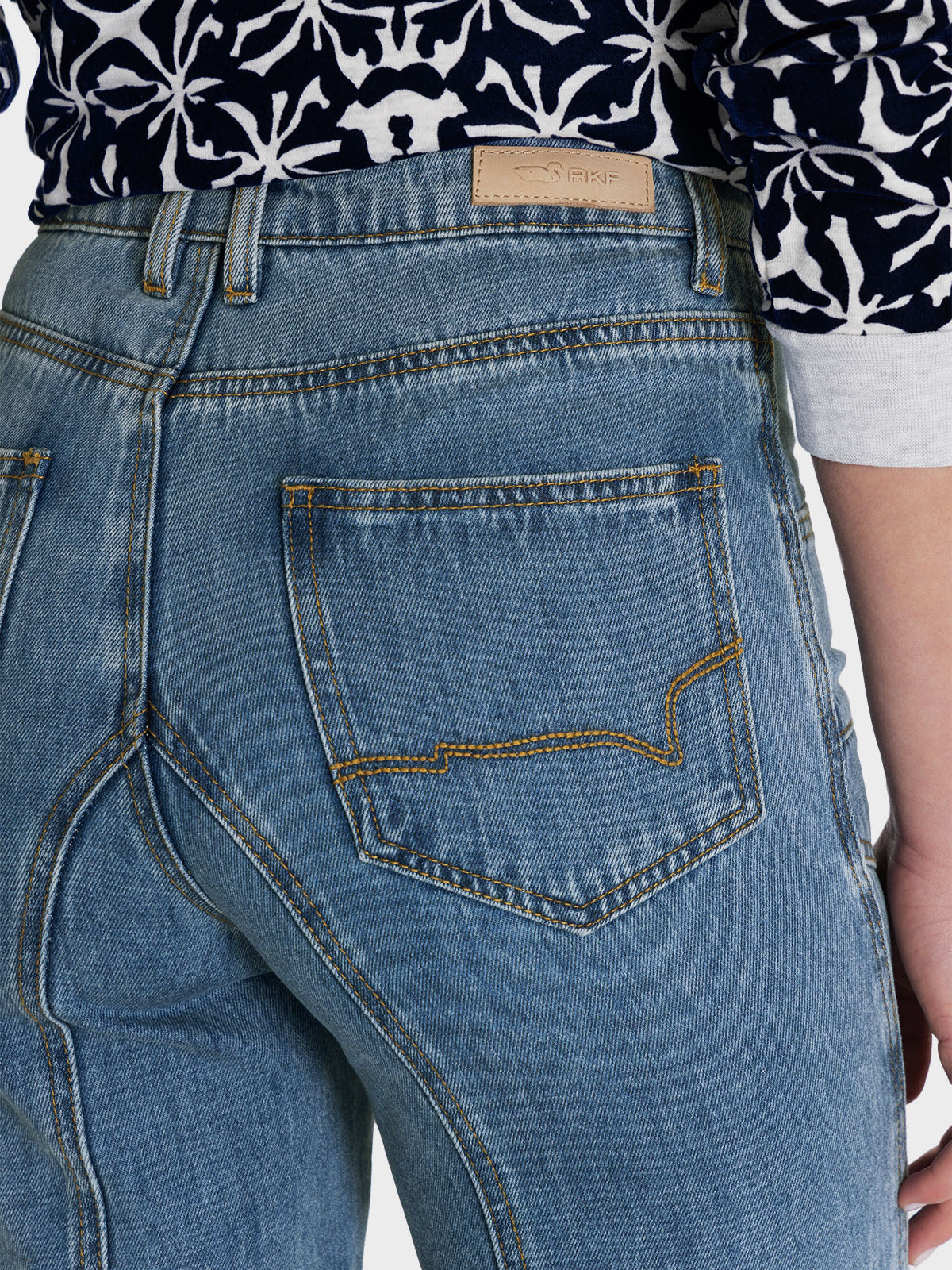 Jeans Algodón Orgánico Mujer Garda Azul Rockford