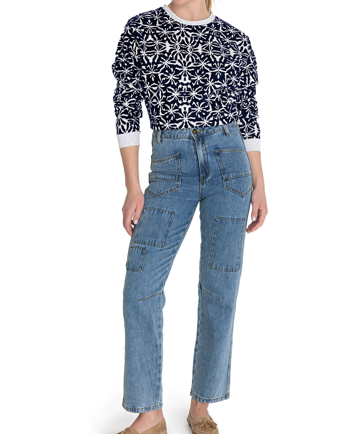 Jeans Algodón Orgánico Mujer Garda Azul Rockford
